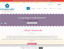 Tablet Screenshot of amorevole.com